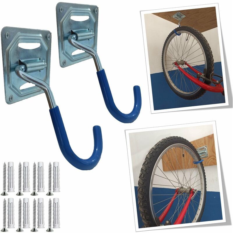 Image of Parpyon - Porta biciclette da muro gancio bici muro, portabici da tetto, porta bici, porta attrezzi