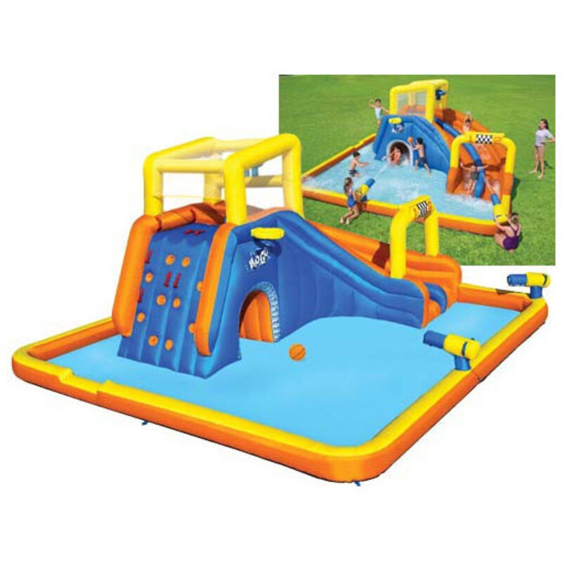 Super Speedway Inflable: El Parque Acuático Para Niños Que Te Hará Volar - 5.51 M X 5.02 M X 2.65 M