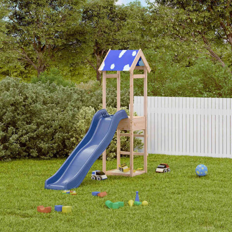Parque infantil de exterior de madera maciza de pino