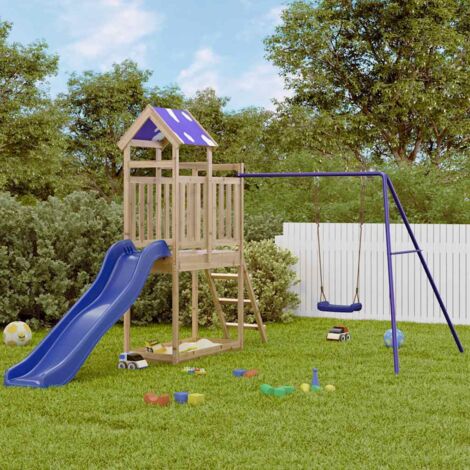 Parque infantil de exterior madera de pino impregnada