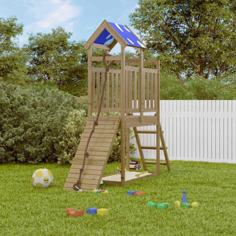 Parque infantil de exterior madera de pino impregnada