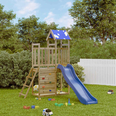 Parque infantil de exterior madera de pino impregnada