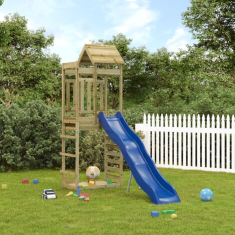 Parque infantil de exterior madera de pino impregnada