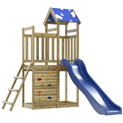 Parque infantil de exterior madera de pino impregnada vidaXL
