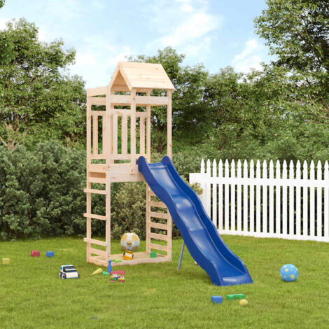 Parque infantil de exterior madera maciza de pino vidaXL