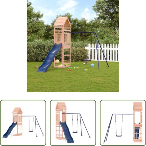 Parque infantil de madera -  Parque infantil de exterior madera maciza Douglas
