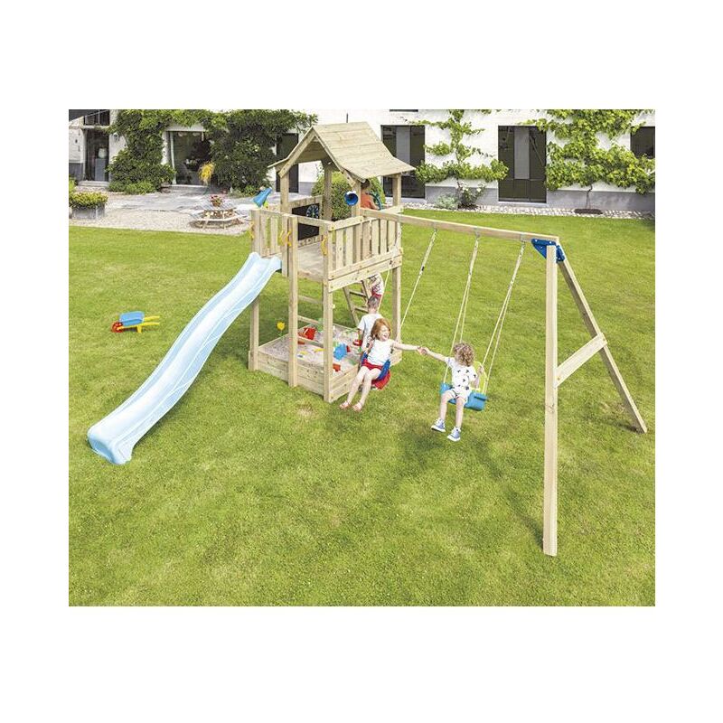 

Parque Infantil Pagoda Xl Con Columpio Doble Masgames