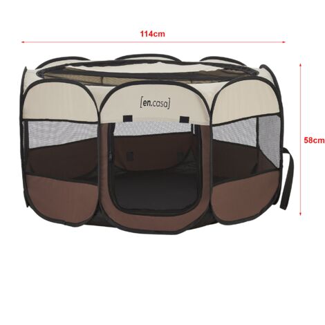 Parque infantil plegable para mascotas 58 x 114 x 114 cm 030008072