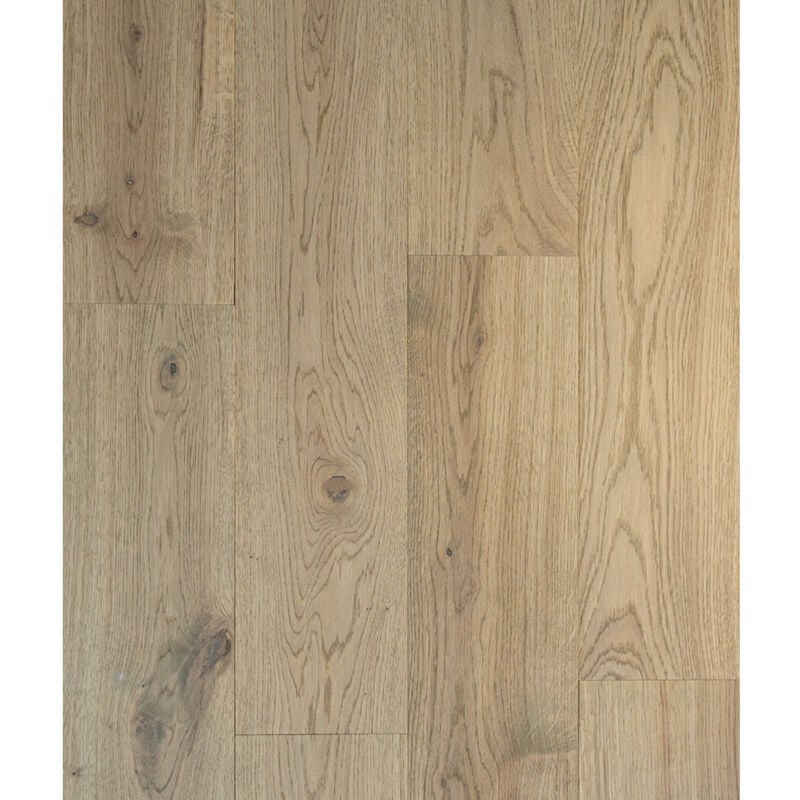 Naturasol - Parquet Chêne Contrecollé - Batignolles Chanvre - Verni - larg. 15 cm