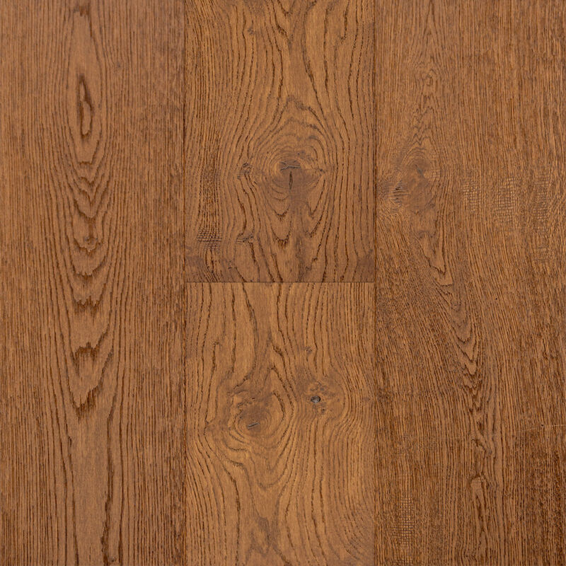 Parquet Chêne Contrecollé - New Vieille Ferme Fumé Intense - Verni - larg. 19 cm