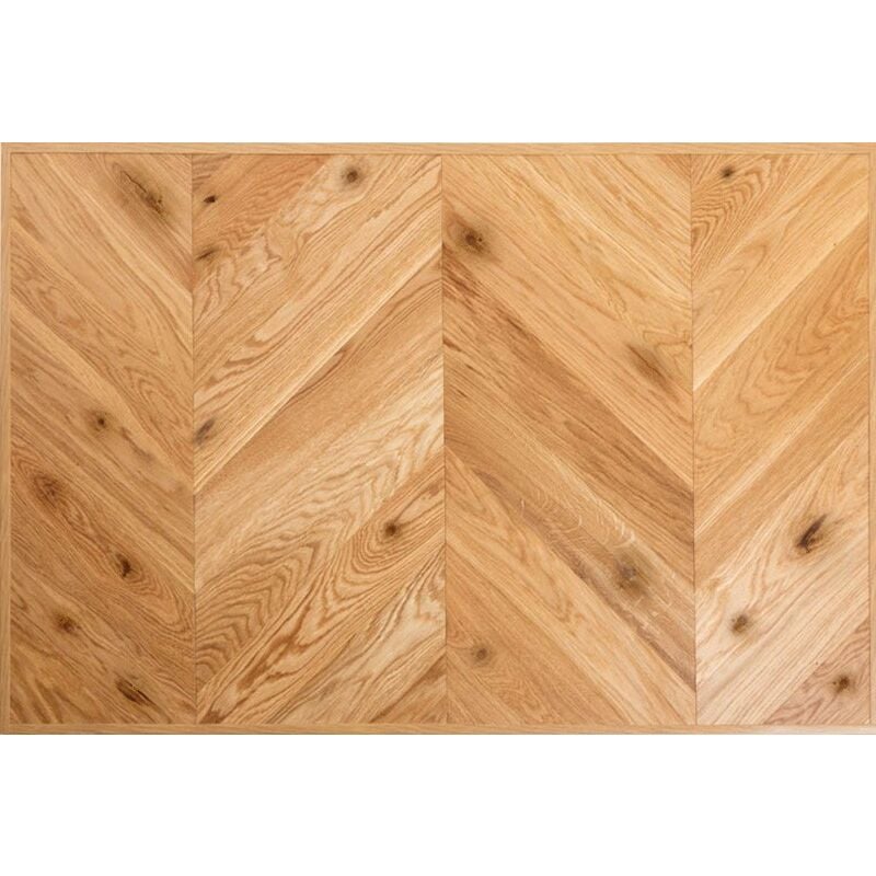 Parquet Contrecollé - Chêne - Point de Hongrie - Classique- Verni - larg. 12 cm