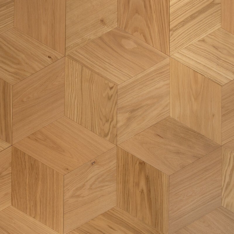 Naturasol - Parquet Contrecollé - Chêne- Losange 3D - Verni