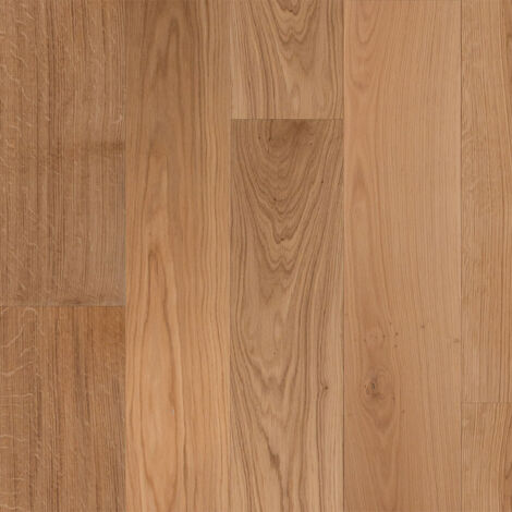 Parquet Contrecollé Chêne - Saumur - Verni Naturel - larg. 20 cm