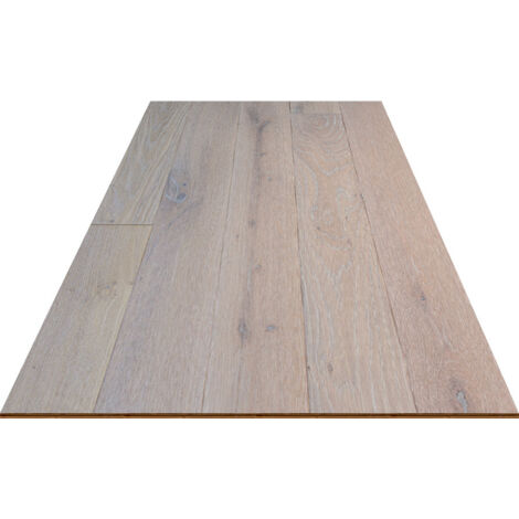 Parquet Massif - Chêne - New Vendôme - Antartic White - Huilé-  larg. 12 cm