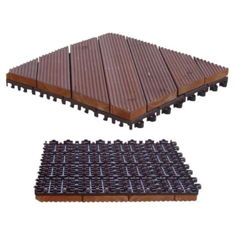 PARQUET PATIO C/SUPP.PLAST.CM.32X32X2,6