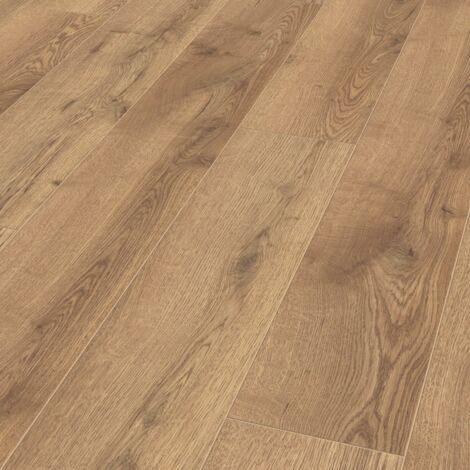 Parquet stratifié 10mm – Chêne montagne nature – Longueur 1845mm – Largeur 244mm – Classe d'usage 33 – Système de clipsage 5G – Kronotex
