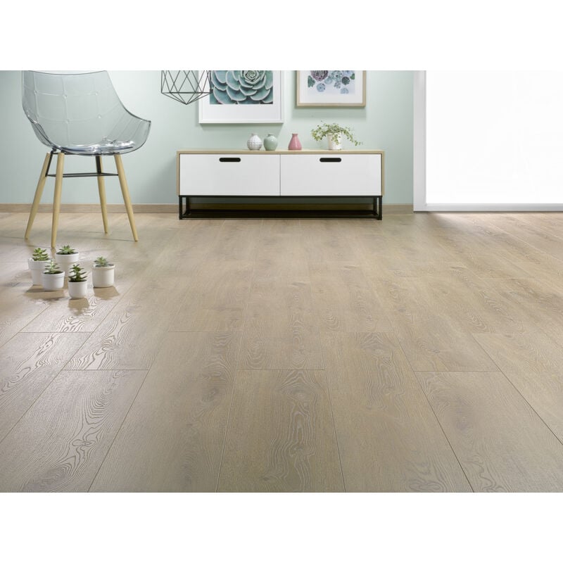 Eiffel Art Construction - Parquet stratifié 8 mm chene amande - osmoze