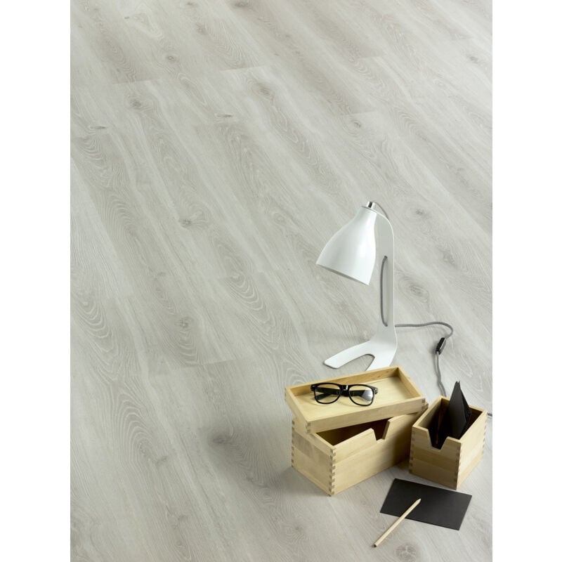 Eiffel Art Construction - Parquet stratifié 8 mm chene grise - osmoze
