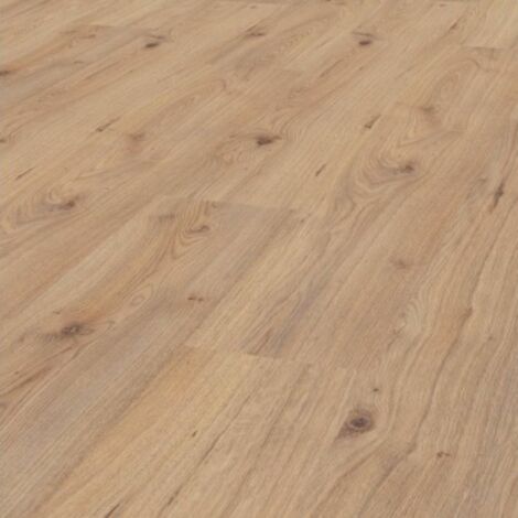 Parquet stratifié clipsable chêne oregon 1376 x 193 x 7 mm – Résistant à l'abrasion – Pose facile avec système 5G – Kronotex