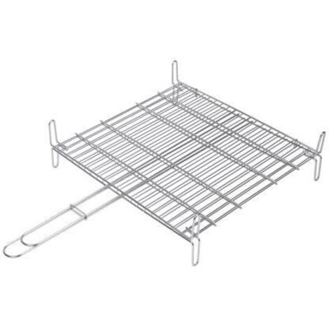 Parrila doble SAUVIC inox. 18/8 30x35cm.  2680