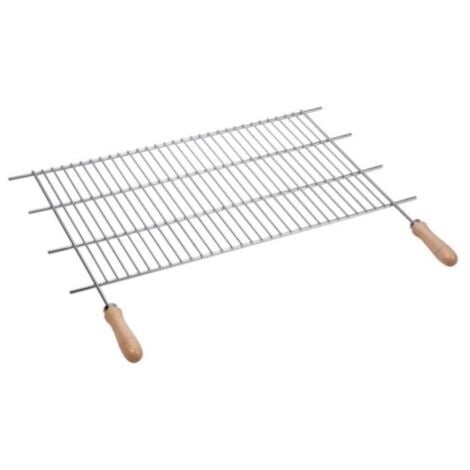 Parrilla Barbacoa 83-102X40Cm Recortable Sauvic Zincado 2480