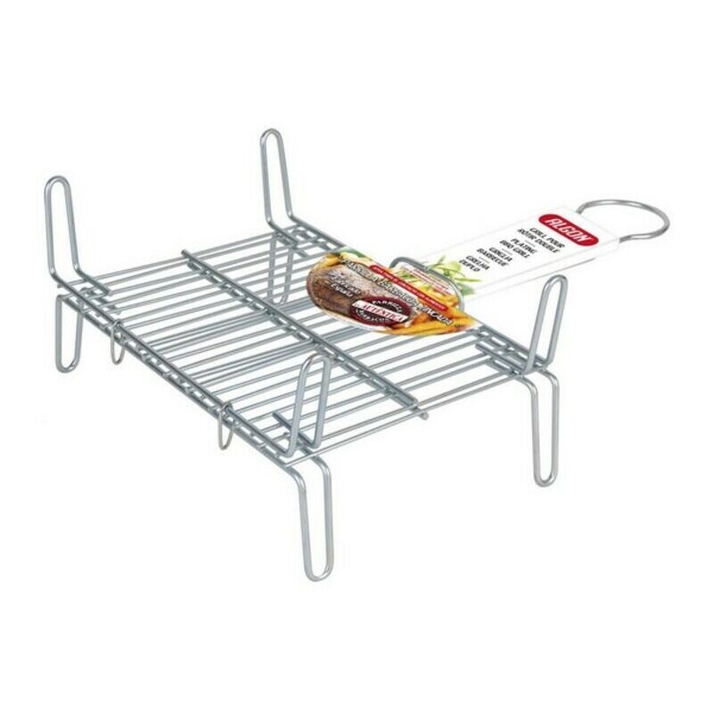 

Parrilla Bbq Algon Doble Acero - 20 x 25 cm -