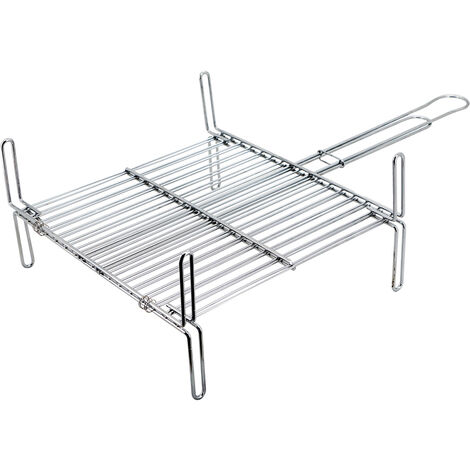Parrilla cromada plana - 35x40 cm