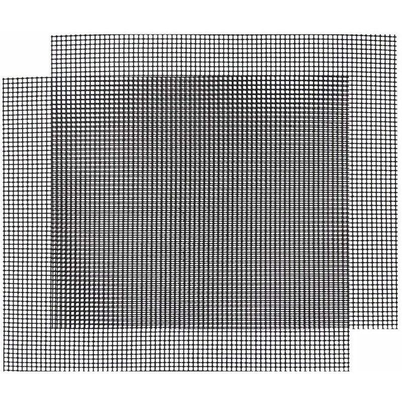 

Parrilla de barbacoa alfombrilla para hornear reutilizable y cortable, parrilla antiadherente para hornos de barbacoa, 2 piezas (42 * 36) - Litzee