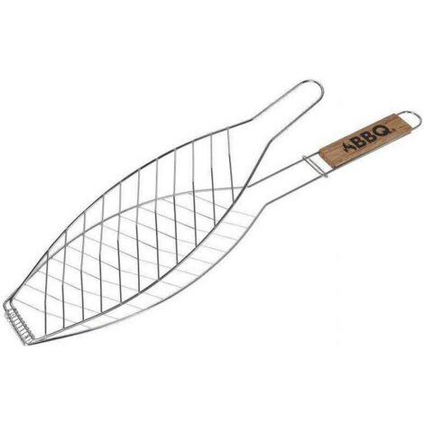 GARDENEAS BLUNGI parrilla pescado mango madera 58x14 cm