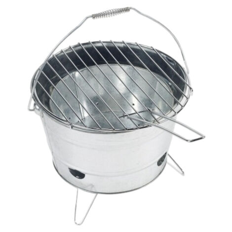 Parrilla de barril de 28 cm para parrilla de carbón de sobremesa