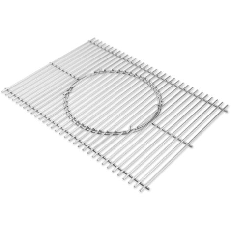 Parrilla de Cocción Weber Gourmet BBQ System 53x38,5x4,3 cm con Parrilla Central Extraíble, Compatible con Accesorios Gourmet