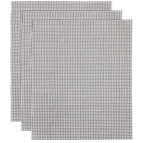 main image of "Parrilla de malla de fibra de vidrio, 40 * 33 cm, negro, 3 piezas"