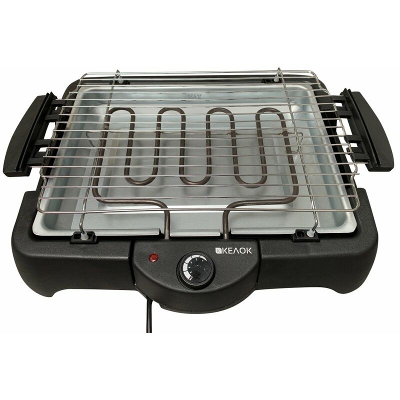 

Parrilla de mesa eléctrica 2000W Negro Barbacoa NUEVA Barbacoa sin humo Parrilla eléctrica Termostato Interior Controlador de temperatura Jardín