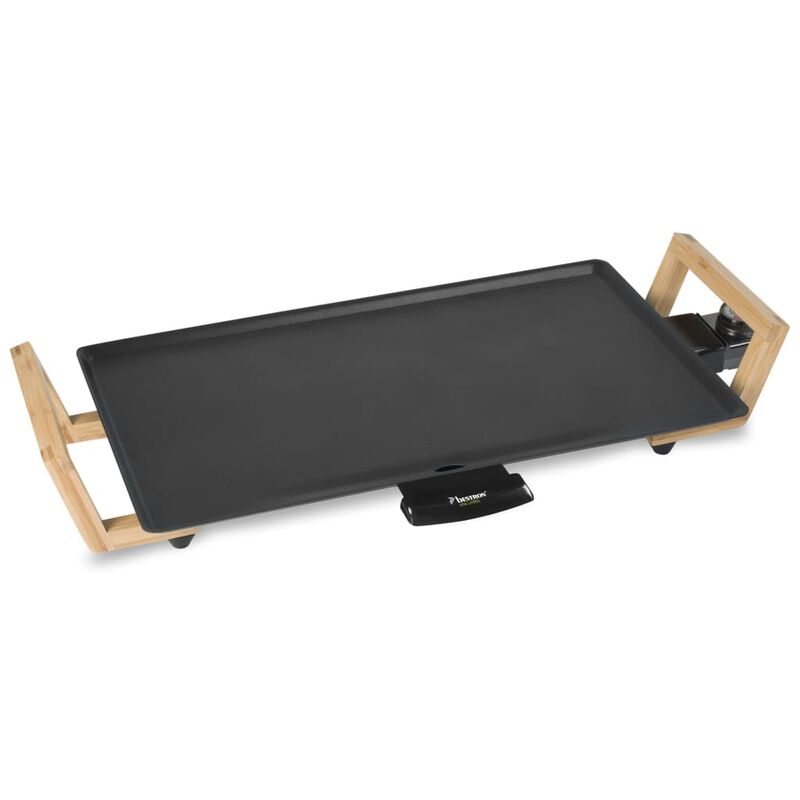 

Placa de horno con mangos de bambú ABP602BB 48x26 cm 2000 W - Negro - Bestron