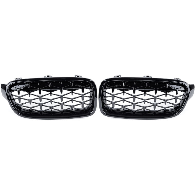 

Parrilla de rejilla de diamante negro brillante para BMW Serie 3 F30 F31 F35 F80 Sedan Estate Touring 11-19