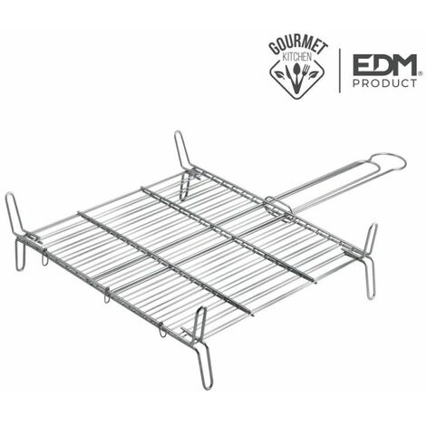 Parrilla doble 25x25cm edm EDM 76841