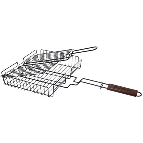 PARRILLA DOBLE. CESTA 26 X31 CM -