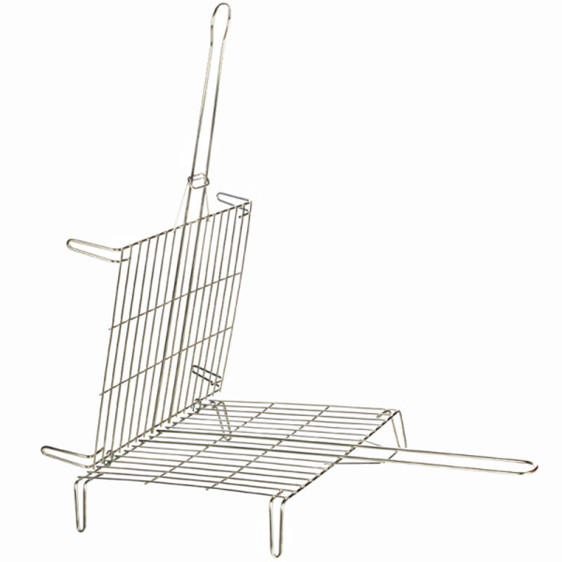 Grille double étamée 40x45cm chromée 5