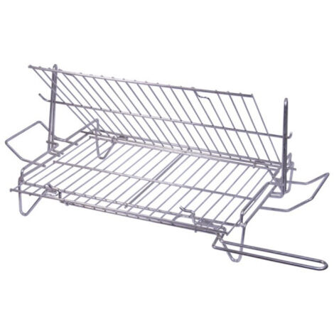 PARRILLA DOBLE GIRATORIA 560X400 MM - FLORES CORTES