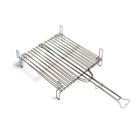 PARRILLA DOBLE ZINCADA 50x50 CM