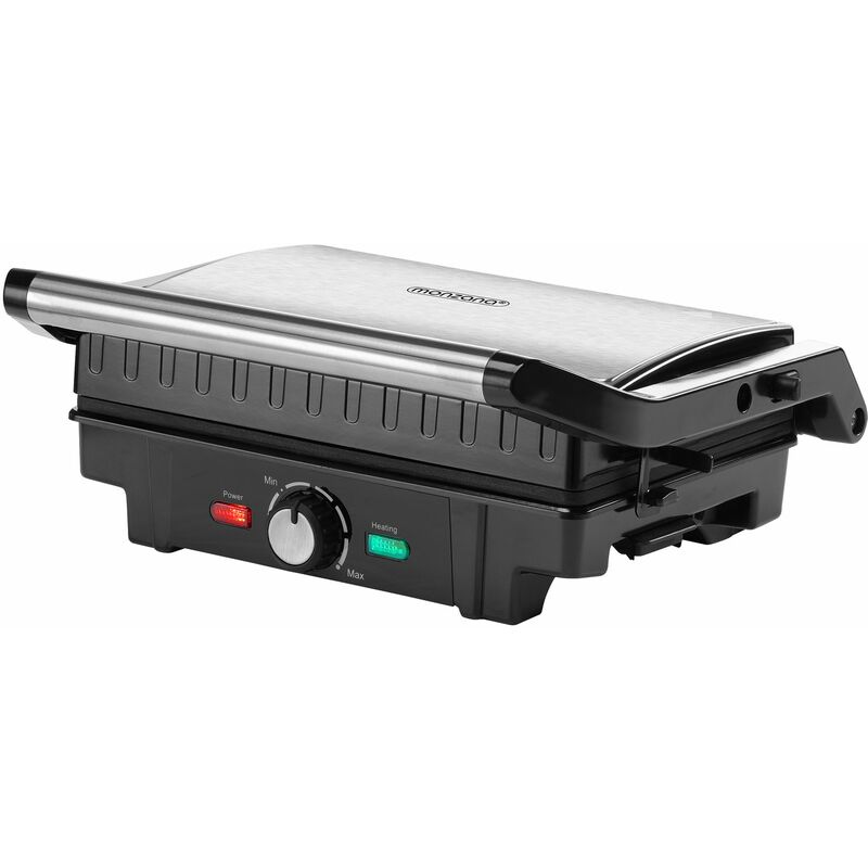 Parrilla eléctrica multifunción grill para asar carne paninis bocadillos sandwichera barbacoa de mesa 1600V