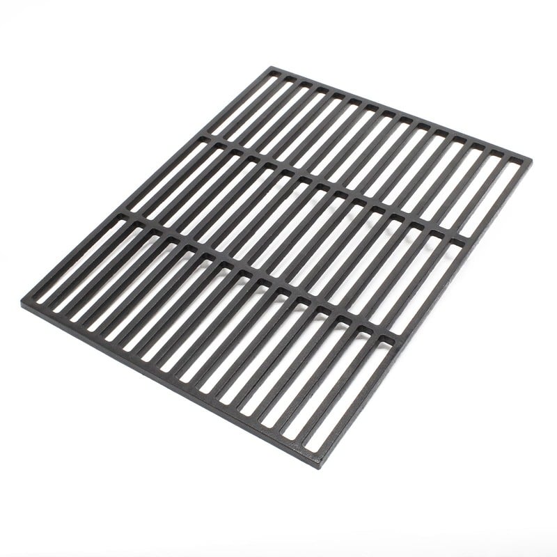 

Rejilla para barbacoa parrilla asado hierro fundido rectangular 45 x 35 cm