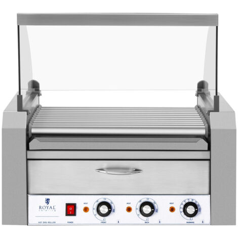 Parrilla para salchichas 11 ruedas 20 cajones calentador de salchichas acero inoxidable 140001918