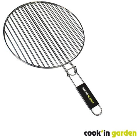 GARDEN MAX Parrilla redonda doble - Ø37cm - Cook in Garden