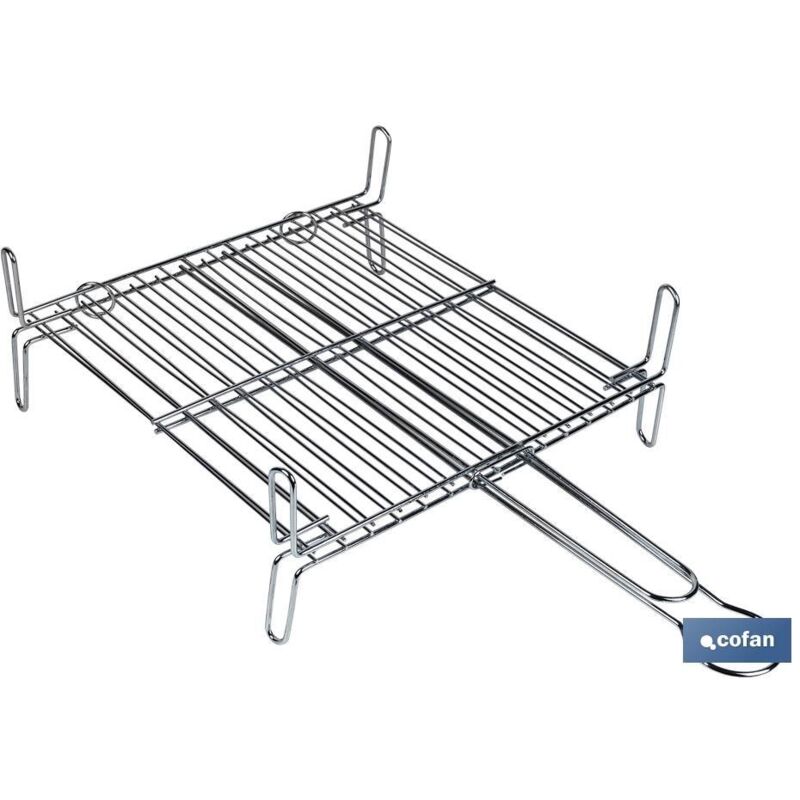 

Otros - Parrilla doble cromada 250 x 250mm