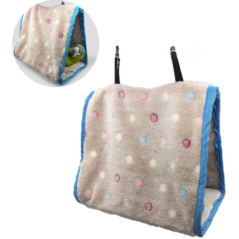 Parrot Hammock Winter Warm Parrot Nest House Refuge Kecage Toy Parrot Hamac Medium (22 * 14 * 18)