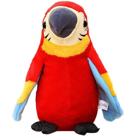 Parrot Parrot Parler Peluche Fonction Répétition Peluches,