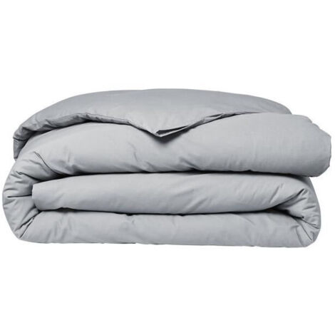 Parrure de lit TODAY Prestige - 220 x 240 cm - 2 personnes - 100% Percale finition macramé - Acier