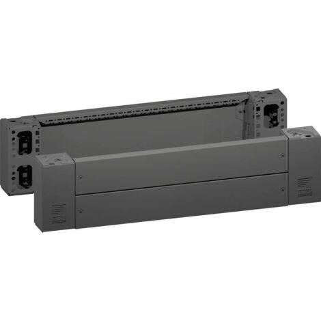 Parte angolare per zoccolo VX con diffusore per zoccolo, anteriore e posteriore, a: 200 mm, per B: 800 mm, lamiera d'ac