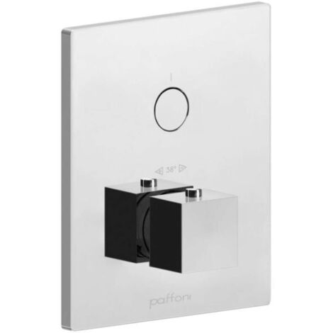 Parte exterior ducha termostática empotrada con 1 función Paffoni Compact Box CPT513CR  Cromo